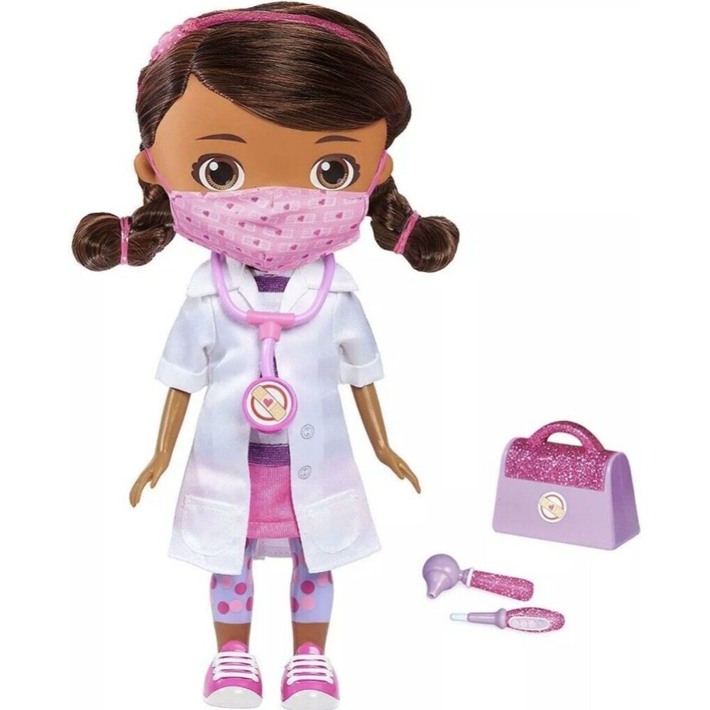 Doc McStuffins Wash Your Hands Singing Doll with Mask & Accessories - Picture 3 of 11